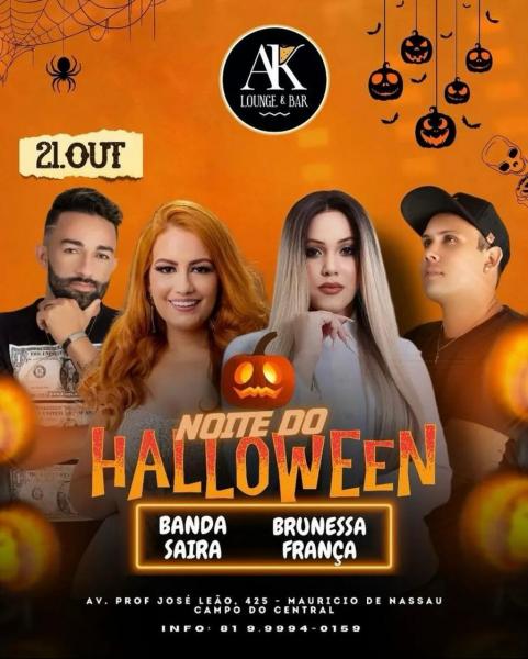 Banda Saira e Brunessa França - Noite do Halloween