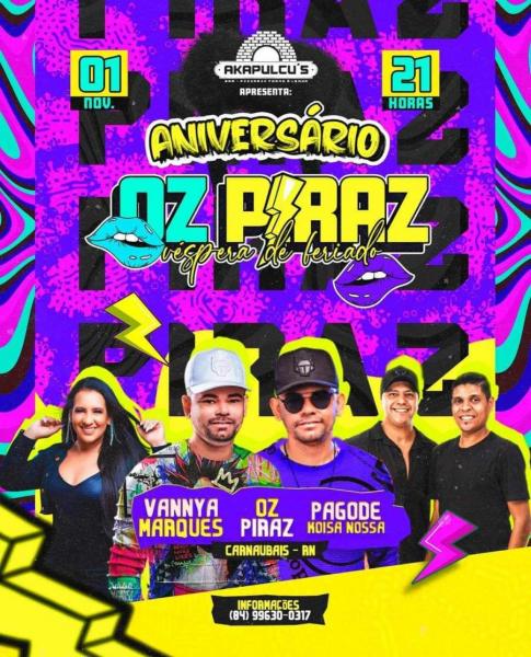 Vannya Marques, Oz Piraz e Pagode Koisa Nosssa - Aniversário Os Piraz