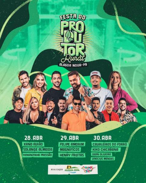 Cavaleiros do Forró, Kiko Chicabana, Dean Oliveira e Vinícius Mendes - Festa do Produtor Rural