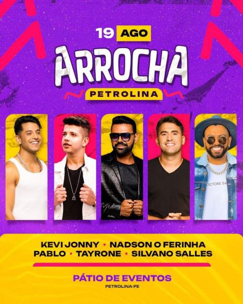 Kevi Jonny, Nadson O Ferinha, Pablo, Tayrone e Silvano Salles - Arrocha Petrolina