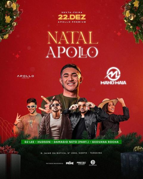 Dj Lee, Hudson, Damasio Neto e Geovana Rocha - Natal Apollo