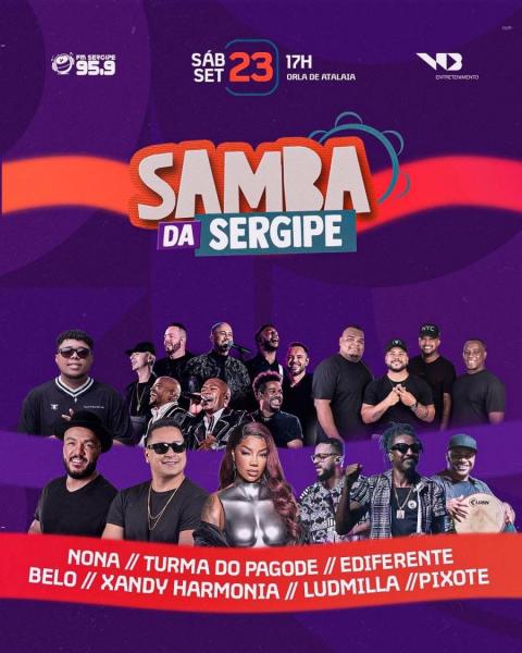 Nona, Turma do Pagode, Ediferente, Belo, Xandy Harmonia, Ludmilla e Pixote - Samba da Sergipe