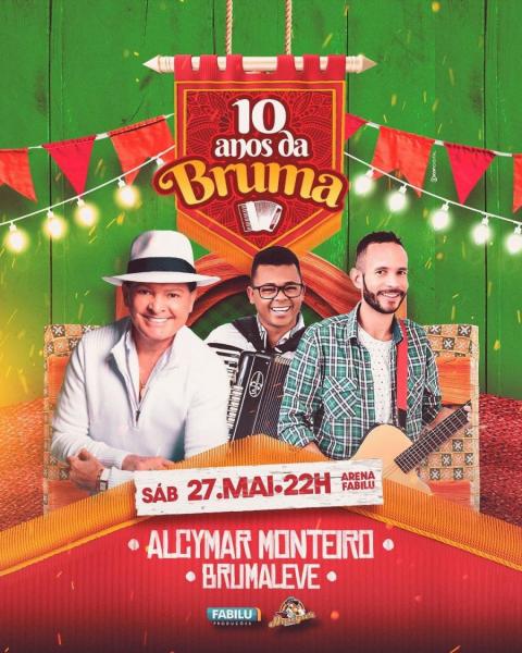 CANCELADO - Alcymar Monteiro e Brumaleve - 10 anos da Bruma