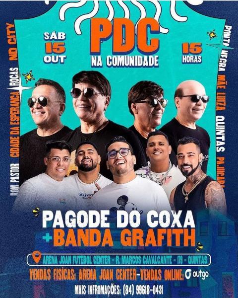 Pagode do Coxa e Banda Grafith - PDC na Comunidade