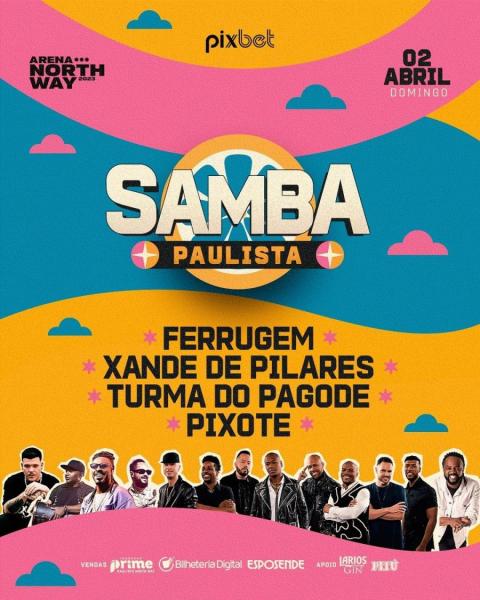 Ferrugem, Xande de Pilares, Turma do Pagode e Pixote - Samba Paulista