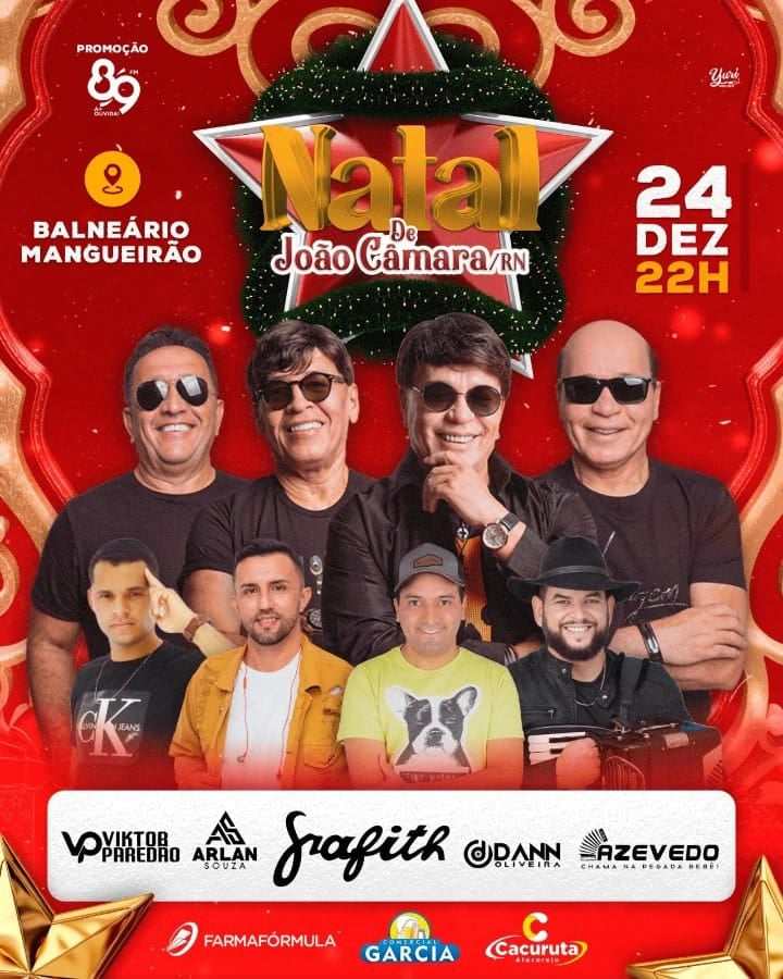 Banda Grafith, Viktor Paredão, Arlan Souza, Dann Oliveira e Azevedo - Natal de João Câmara