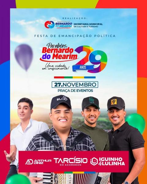 Tarcísio do Acordeon, Arthur Diniz e Iguinho & Lulinha