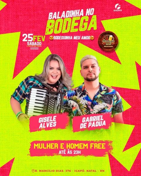 Gisele Alves e Gabriel de Pádua - Baladinha no Bodega