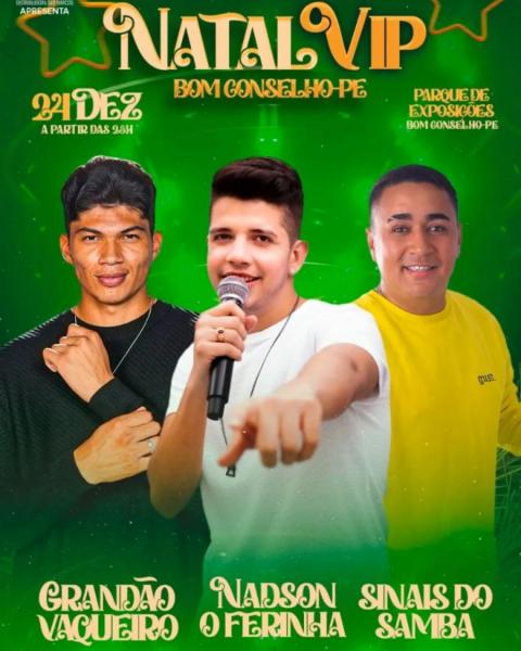 Nadson O Ferinha, Grandão Vaqueiro e Sinais do Samba - Natal VIP