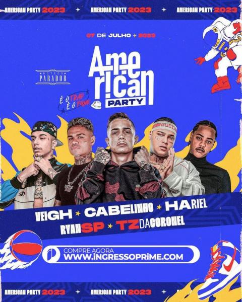 Viegh, Cabelinho, Hariel, Ryan SP e TZ da Coronel - American Party