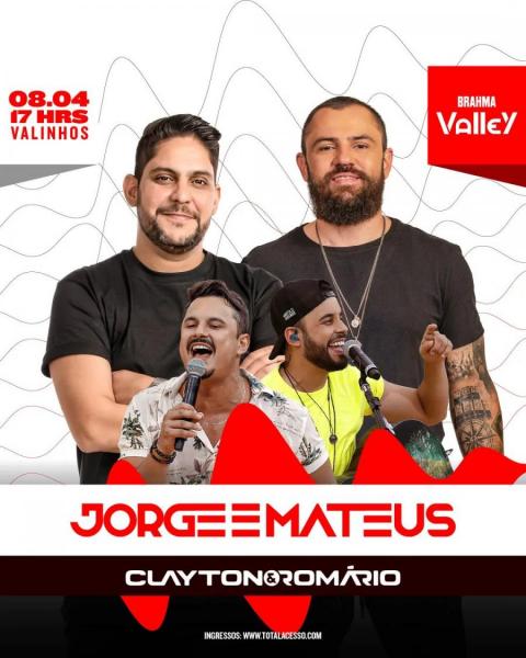 Jorge e Mateus e Clayton e Romário