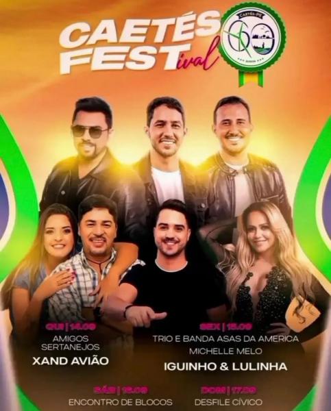 Iguinho & Lulinha, Michelle Melo e Banda Asas da América - Caetés Festival