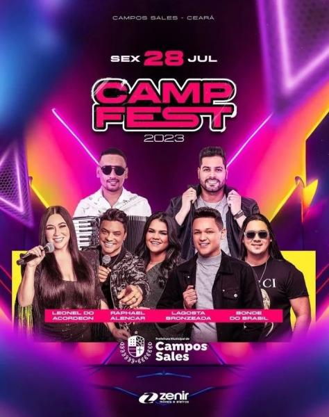 Leonel do Acordeon, Raphael Alencar, Lagosta Bronzeada e Bonde do Brasil - Camp Fest 2023