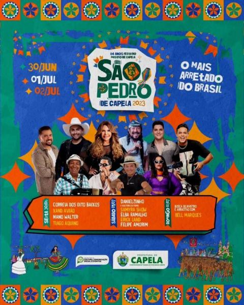 Danielzinho, Samyra Show, Elba Ramalho, Erick Land e Felipe Amorim - São Pedro de Capela 2023