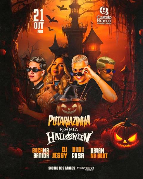 Boca na Batida, Dj Jessy, Dudu Rosa e Kauan no Bert- Putariazinha Revoada Haloween