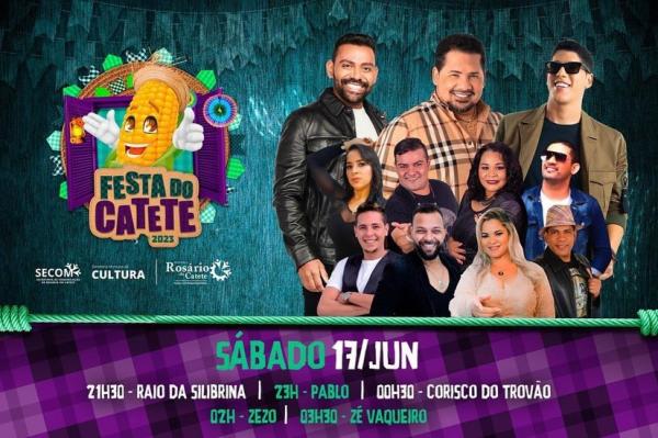 Pablo, Zezo, Zé Vaqueiro, Raio da Silibrina e Corisco do Trovão - Festa do Catete 2023