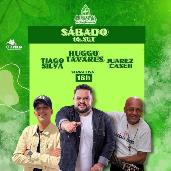 Huggo Tavares, Tiago Silva e Juarez Caseh - II Festival da Cultura e Meio Ambiente