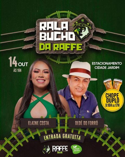 Dedé do Forró e Elaine Costa - Rala Bucho da Raffee