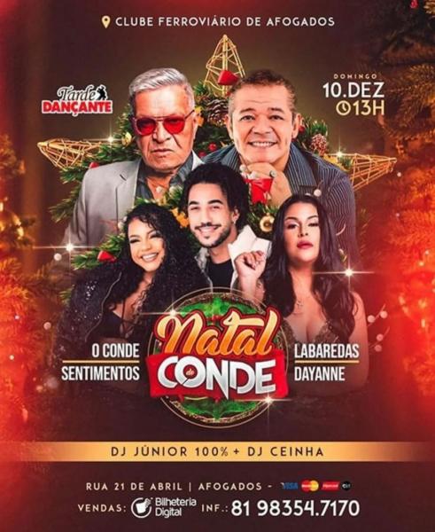 O Conde, Sentimentos, Labaredas e Dayanne - Natal do Conde