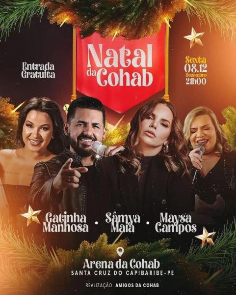 Gatinha Manhosa, Sâmya Maia e Maysa Campos - Natal da Cohab
