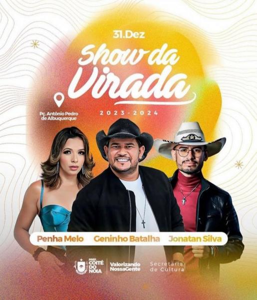 Penha Melo, Geninho Batalha e Jonatan Silva - Show da Virada