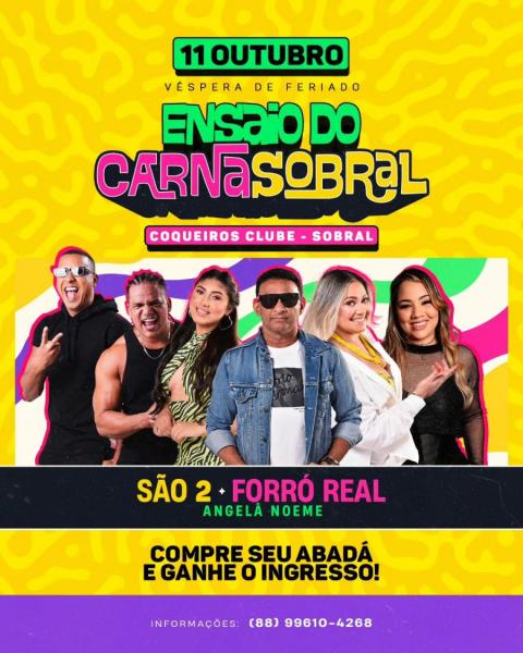 Angla Noeme, São 2 e Forró Real - Ensaio do CarnaSobral