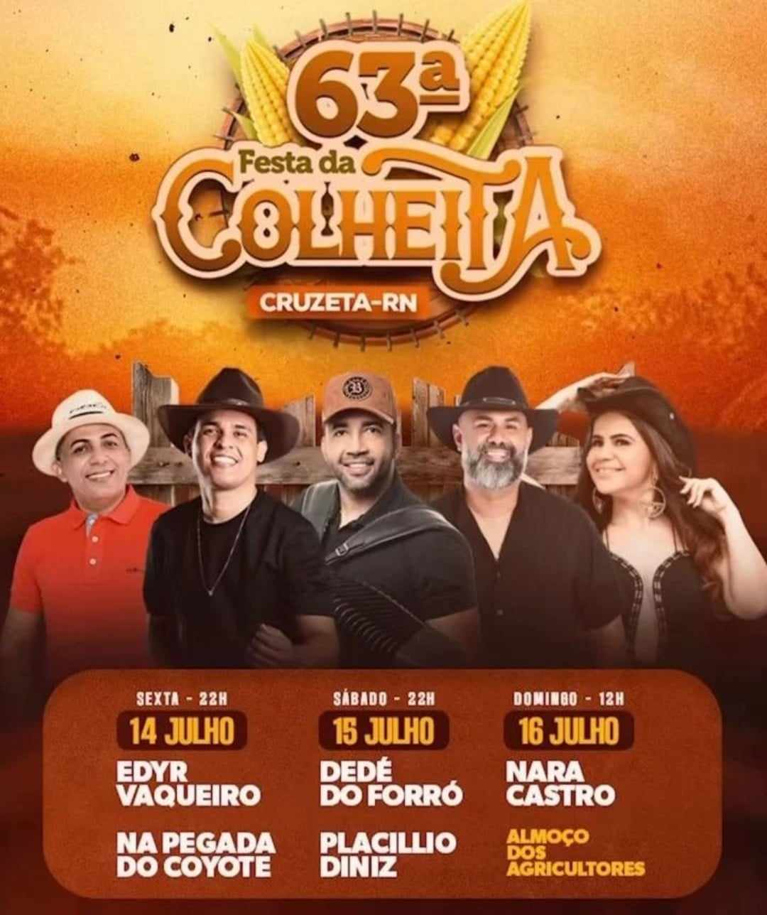 Edyr Vaqueiro e Na Pegada do Coyote - 63ª Festa da Colheita