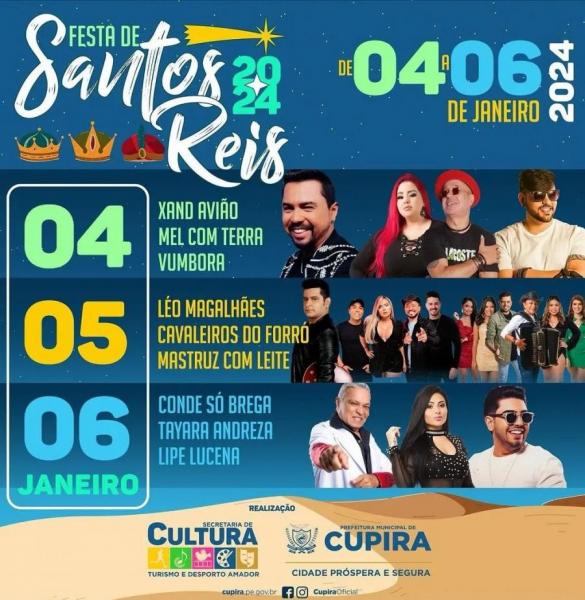 Léo Magalhães, Cavaleiros do Forró e Mastruz com Leite - Festa de Santos Reis 2024