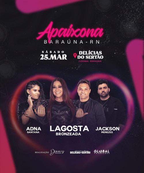 Lagosta Bronzeada, Adna Santana e Jackson Menezes - Apaixona Baraúna