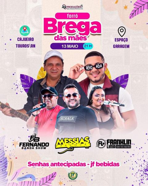 Messias Paraguai, Fernando Banda Show e Franklin Lima - Brega das Mães