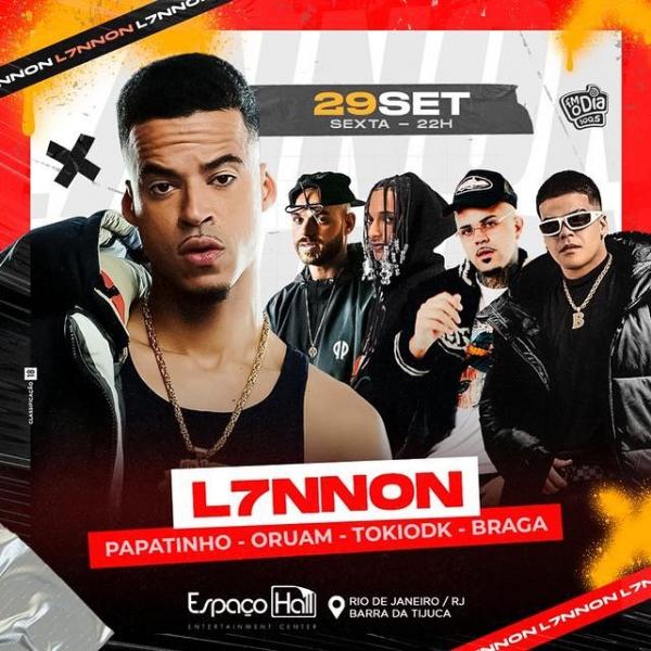 L7nnon, Papatinho, Oruam, Tokiodk e Braga