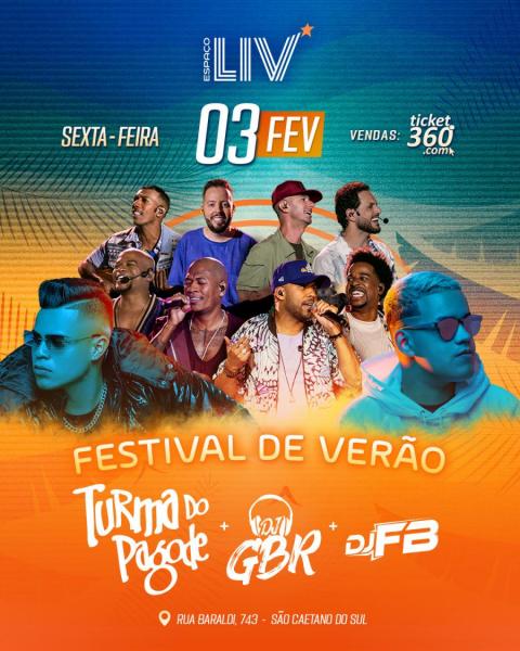 Turma do Pagode, DJ GBR e DJ FB - Festival de Verão