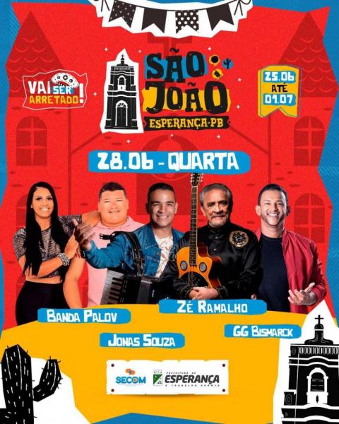 Zé Ramalho, Banda Palov, Jonas Souza e GG Bismarck