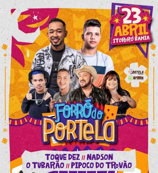 Toque Dez, Nadson, O Tubarão e Pipoco do Trovão - Forró do Portela