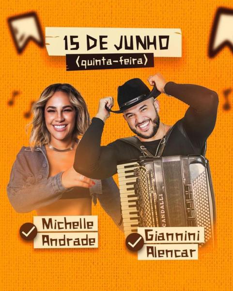 Michelle Andrade e Giannini Alencar