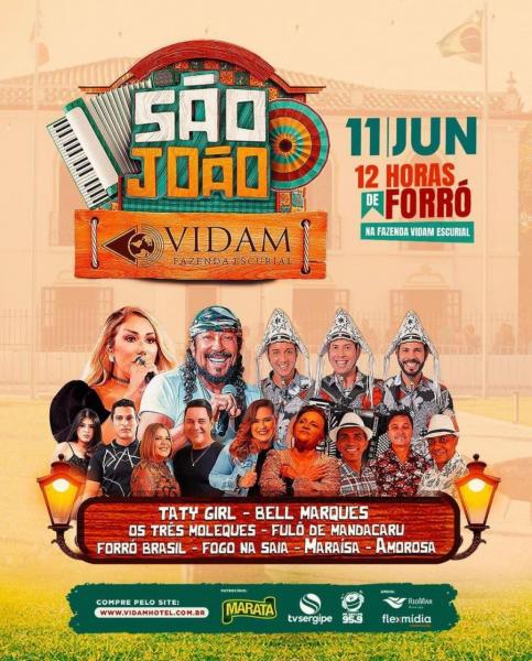 Bell Marques, Taty Girl, Três Moleques, Xandy e Nanda (Fogo na saia), Forró Brasil e Fulô de Mandacaru - São João VIDAM