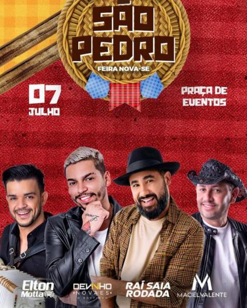 Raí Saia Rodada, Devinho Novaes, Elton Motta e Maciel Valente - São Pedro