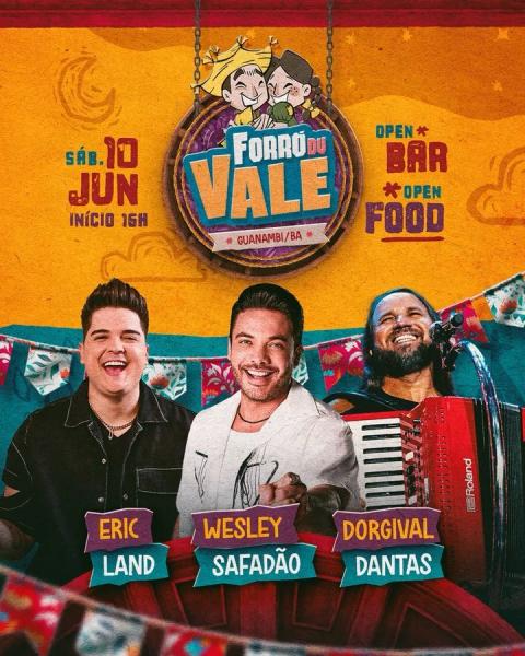 Wesley Safadão, Eric Land e Dorgival Dantas - Forró du Vale