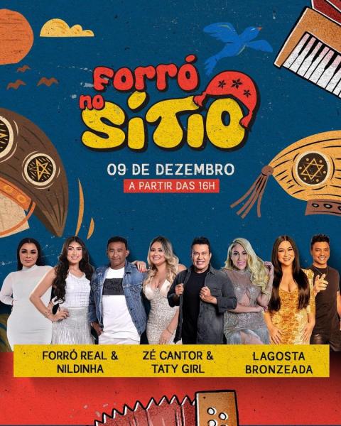 Forró Real & Nildinha, Zé Cantor & Taty Girl e Lagosta Bronzeada