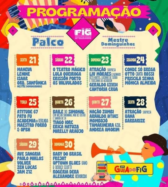 Nação Zumbi, Arnaldo Antunes, Mombojó, Tamarineira Azul e Andrea Amorim - Festival de Inverno