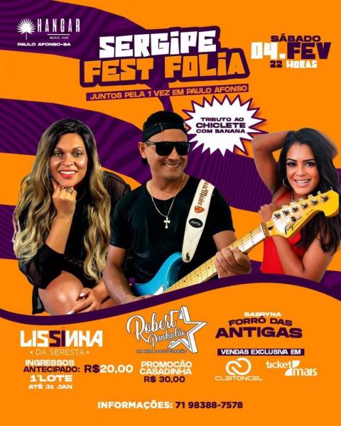 Lissinha da Seresta, Robert Pamnkadão e Sabrina Forró das Antigas - Sergipe Fest Folia