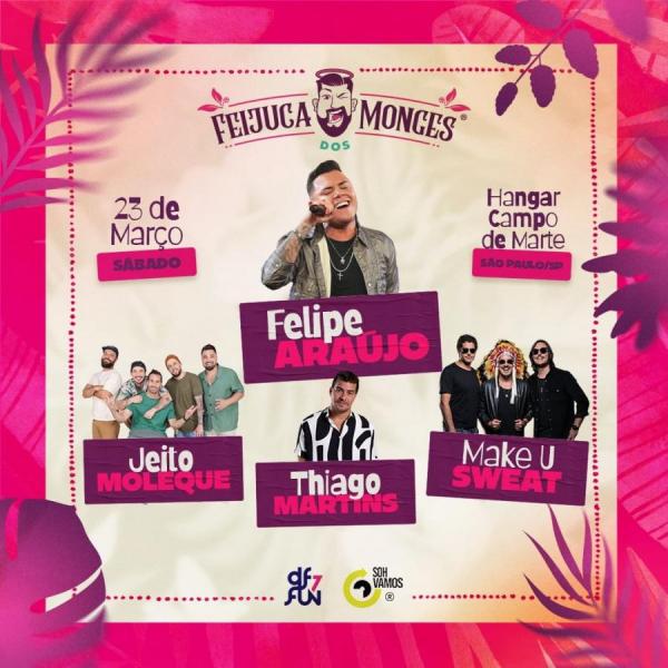 Felipe Araújo, Jeito Moleque, Thiago Martins e Make U Sweat - Feijuca dos Monges