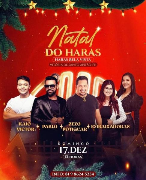 Pablo, Kaio Victor, Zezo Potiguar e Embaixadores - Natal do Haras