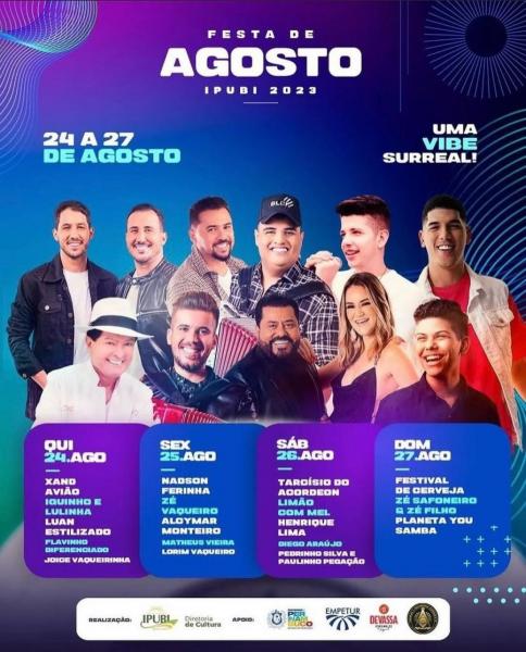 Tarcísio do Acordeon, Limão com Mel, Henrique Lima, Diego Araújo e Pedrinho Silva & Paulinho Pegação - Festa de Agosto