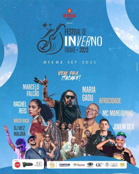 Marcelo Falcão, Rachel Reis, Bruta Raça e Dj Wez Malora - Festival de Inverno