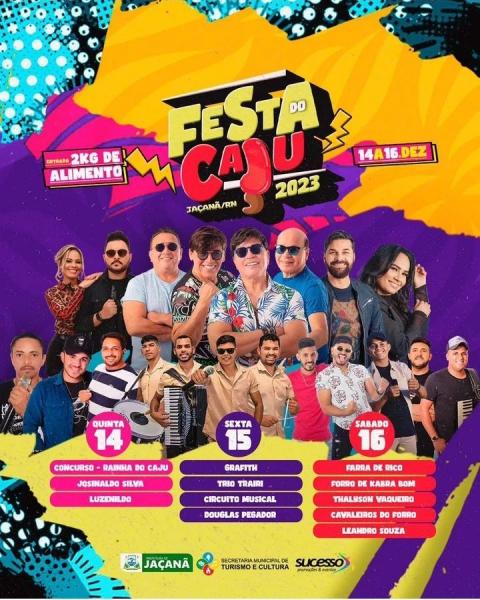 Grafith, Trio Trairi, Circuito Musical e Douglas Pegador - Festa do Caju 2023