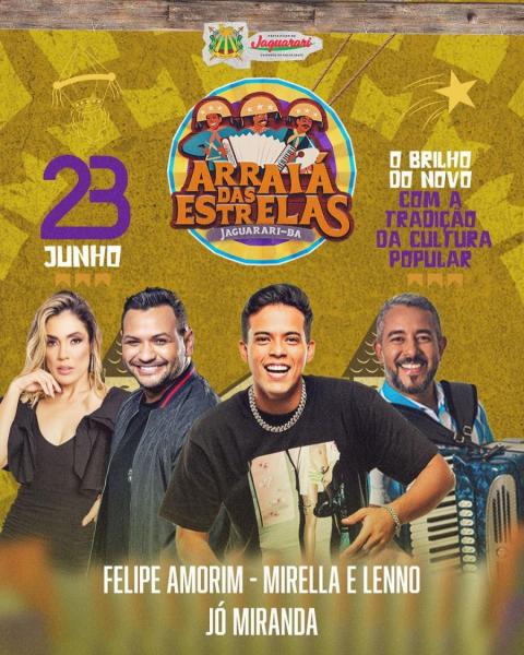 Felipe Amorim, Mirella & Lenno e Jó Miranda - Arraiá das Estrelas