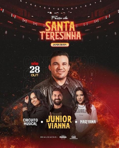 Junior Vianna, Circuito Musical e Maryana - Festa de Santa Teresinha