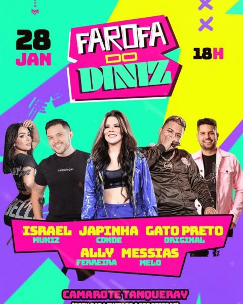 Japinha Conde, Israel Muniz, Gato Preto Original, Ally Ferreira e Messias Melo - Faroda do Diniz