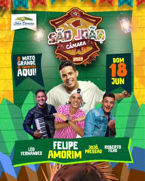 Felipe Amorim, Roberto Filho, Léo Fernandes e Dodô Pressão - São João Câmara